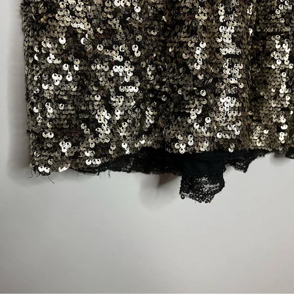 Maeve by Anthropologie Orleans Sequined Mini Skirt NWT 2X - Picture 7 of 12